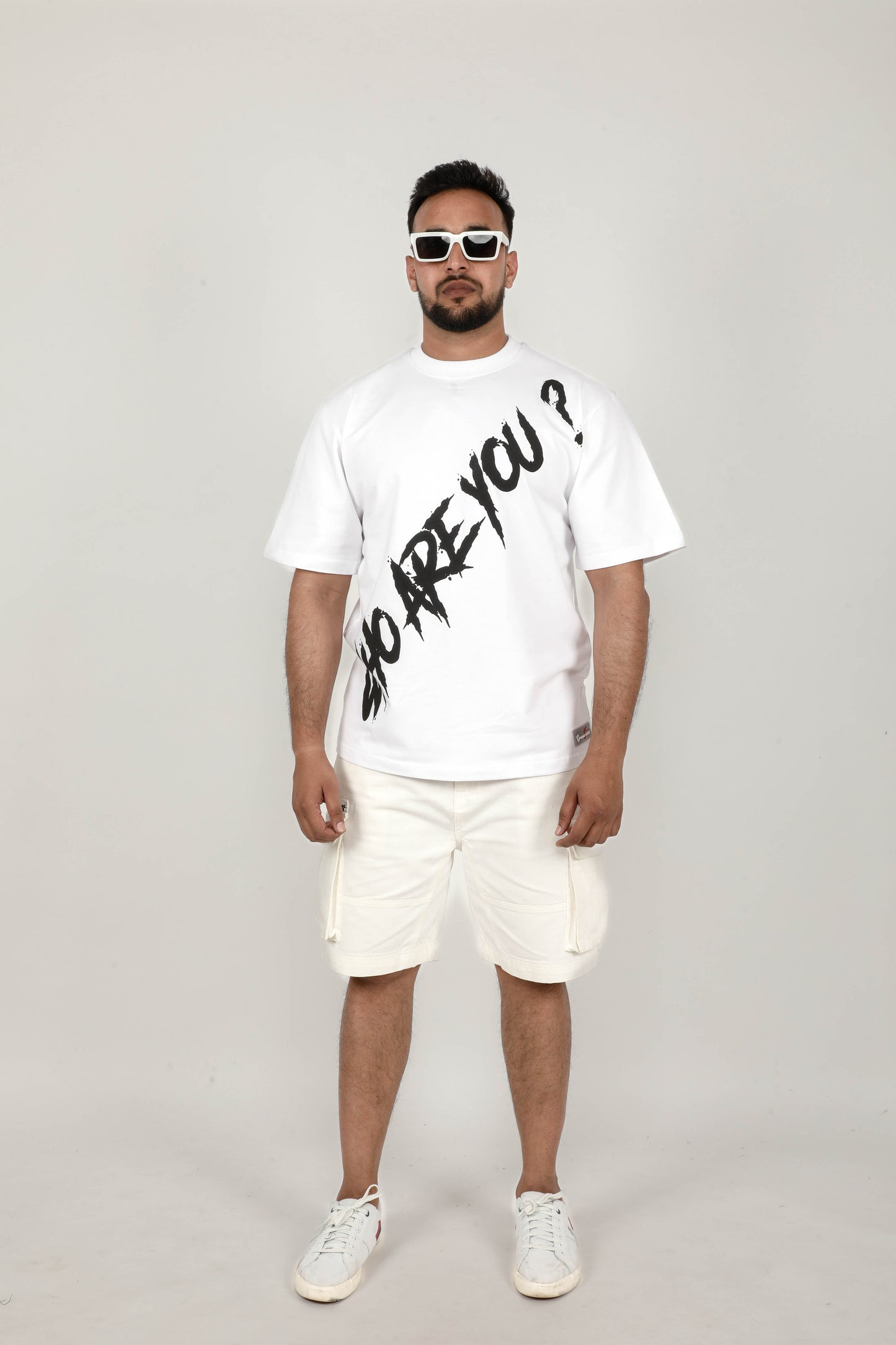 WHO ARE YOU UNISEX OVERSIZED T-SHIRT