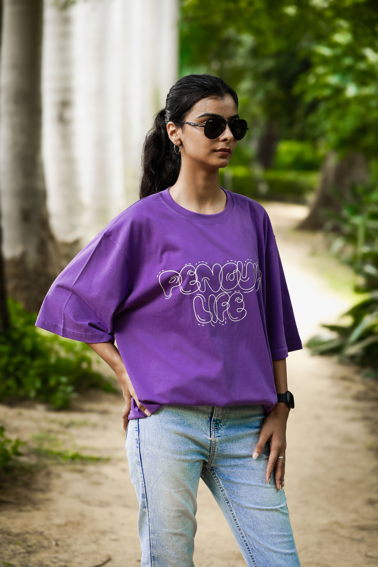 PENGUIN LIFE OVERSIZED TSHIRT