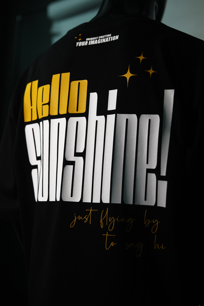 HELLO SUNSHINE UNISEX OVERSIZED T-SHIRT